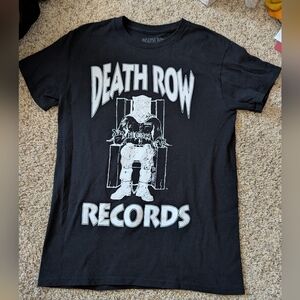 Death Row Records Black Graphic Tee